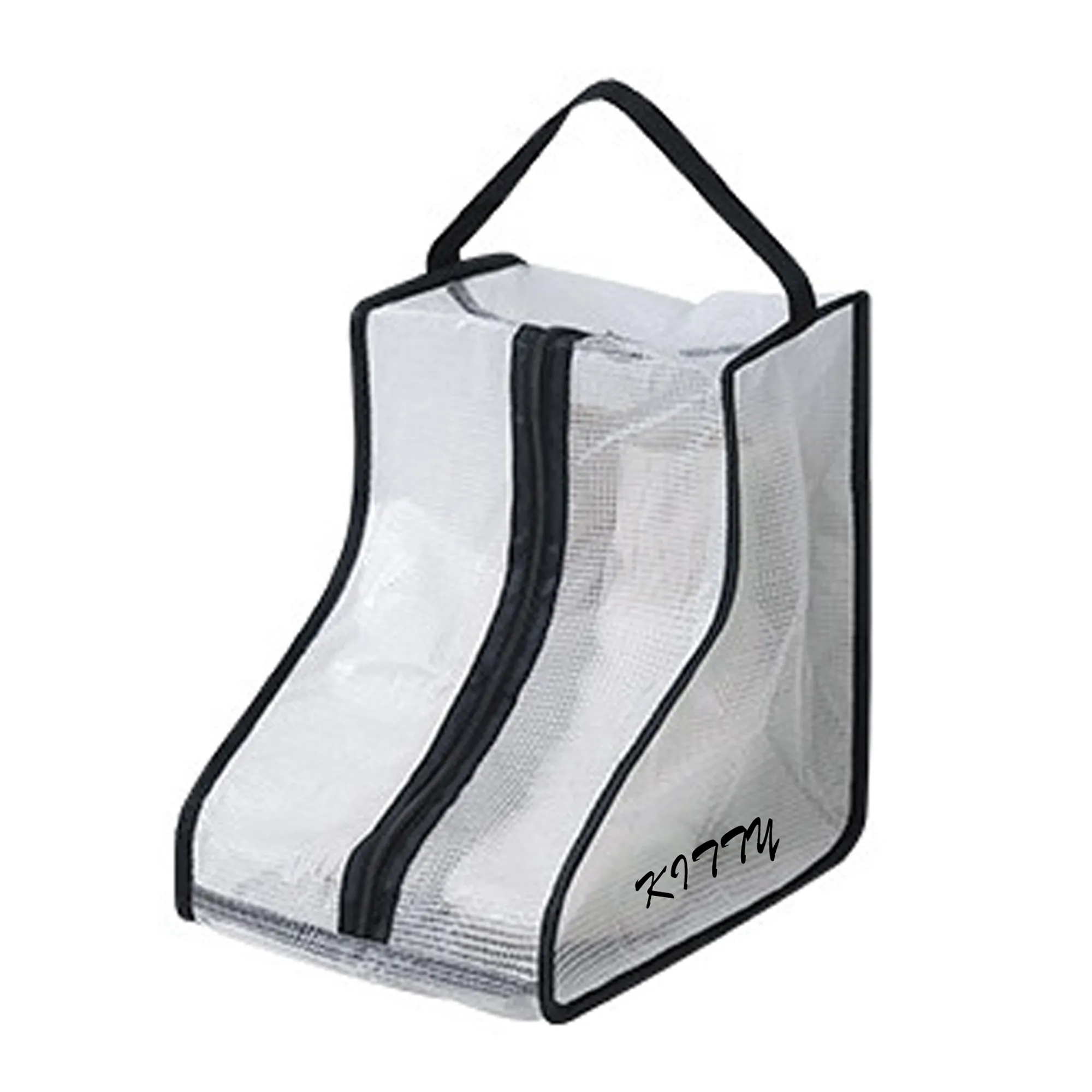 Transparent PVC Dustproof Mesh Shoe Bag 5