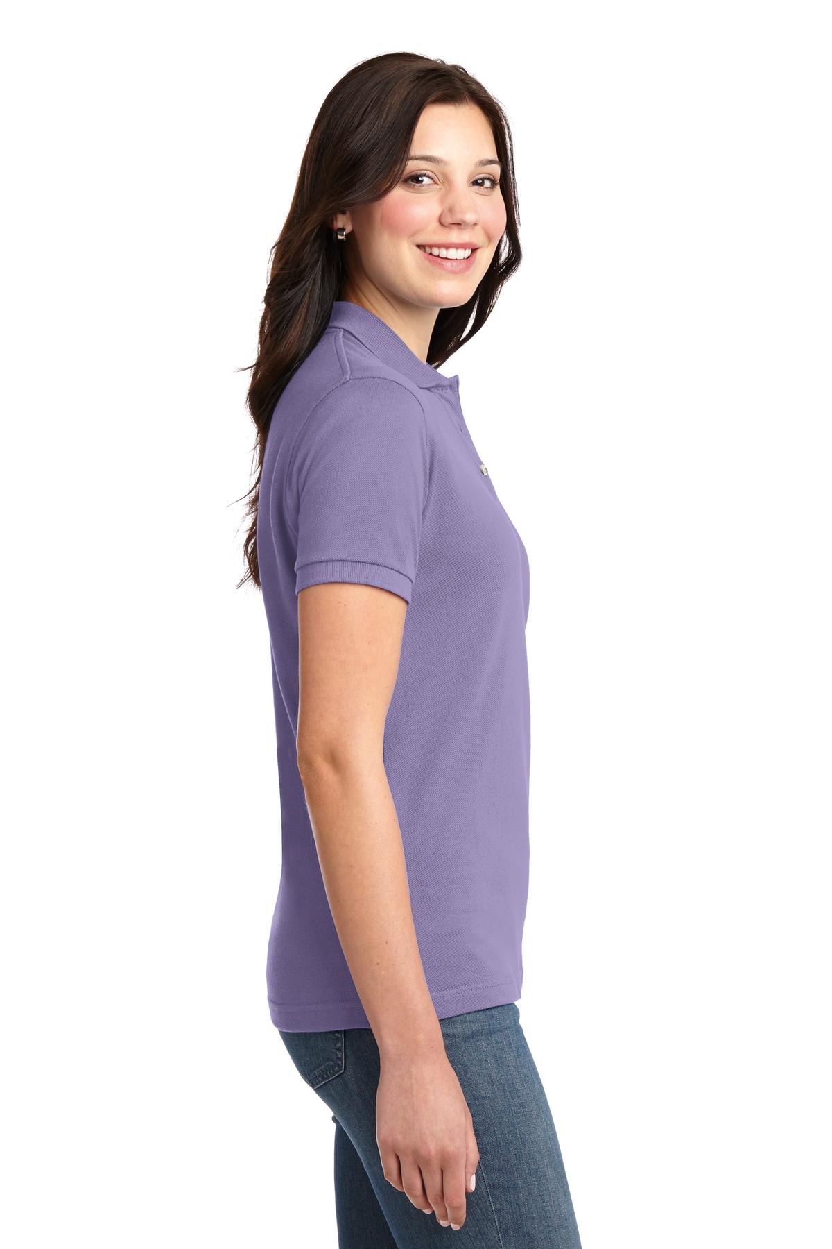 Port Authority Women's Heavyweight Cotton Pique Polo. L420 18