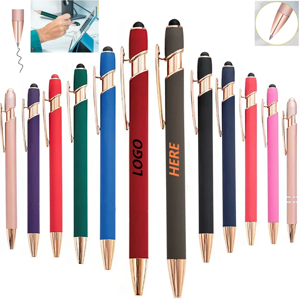 Aluminum Pen w/ Stylus 9