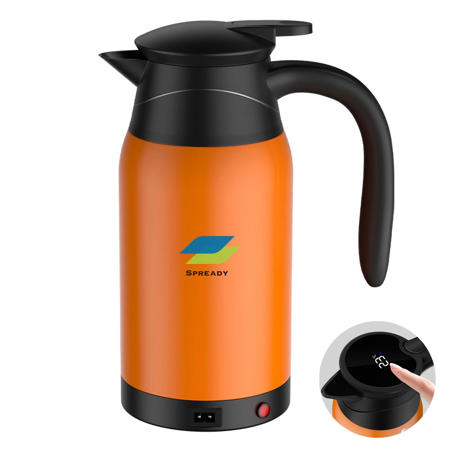 1000Ml Portable Travel Electric Kettle For Car 12V 2