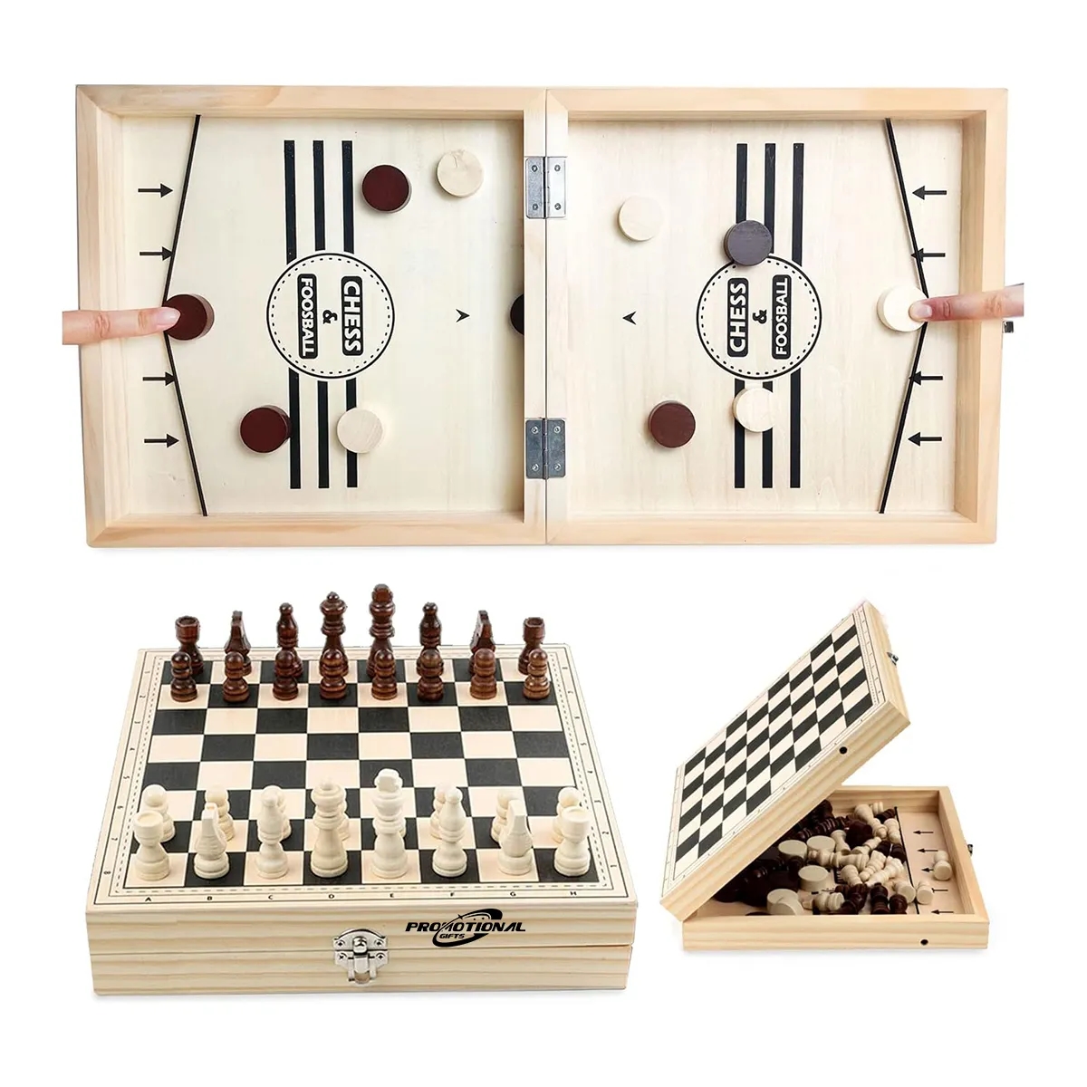 4 in 1 Sling Puck Interactive Chess Toy Board Table Game 3