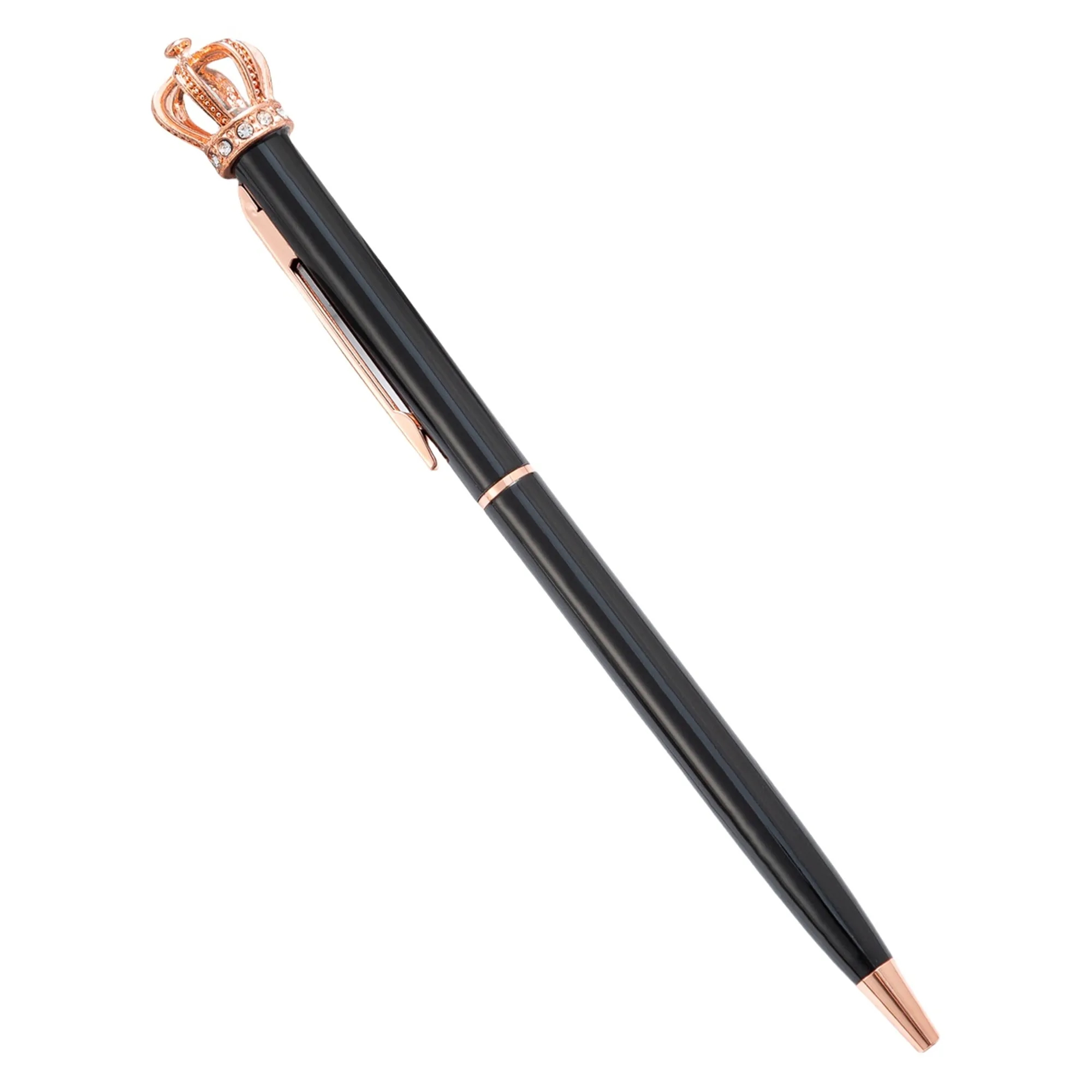 MOQ 50 Crystal Crown Shape Ballpoint Pen 2