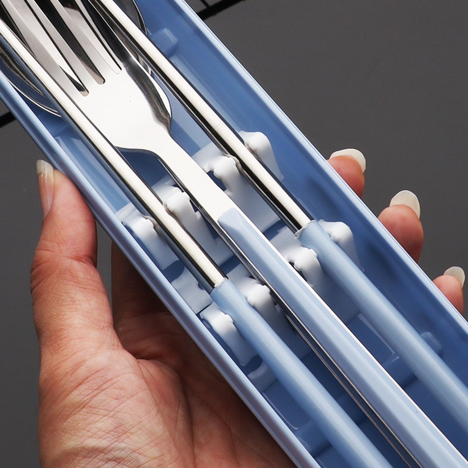 Stainless Steel Cutlery 3Pcs Set with Box 4