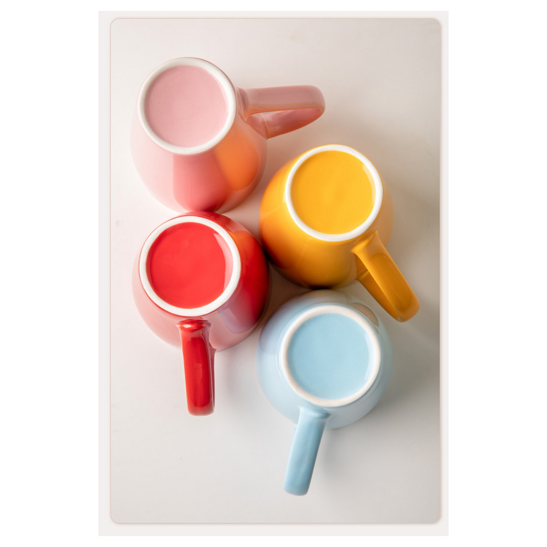 11.8oz Multi Colored Mug&breakfast Cup 2