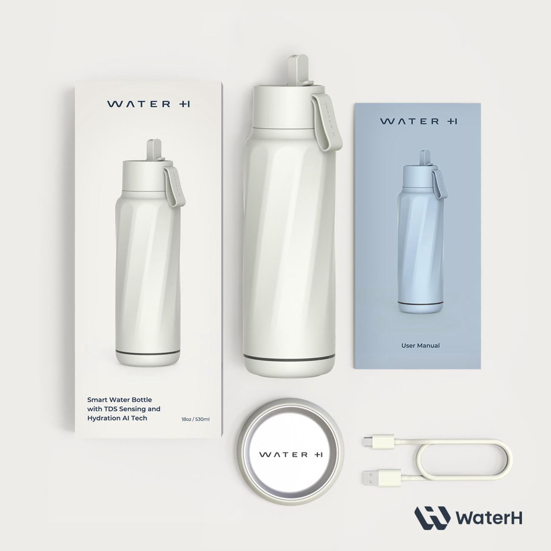 Water H® VITA Flip Lid Smart Bottle - 18oz 2