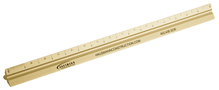 12" Architect Solid Scale - Aluminum 5