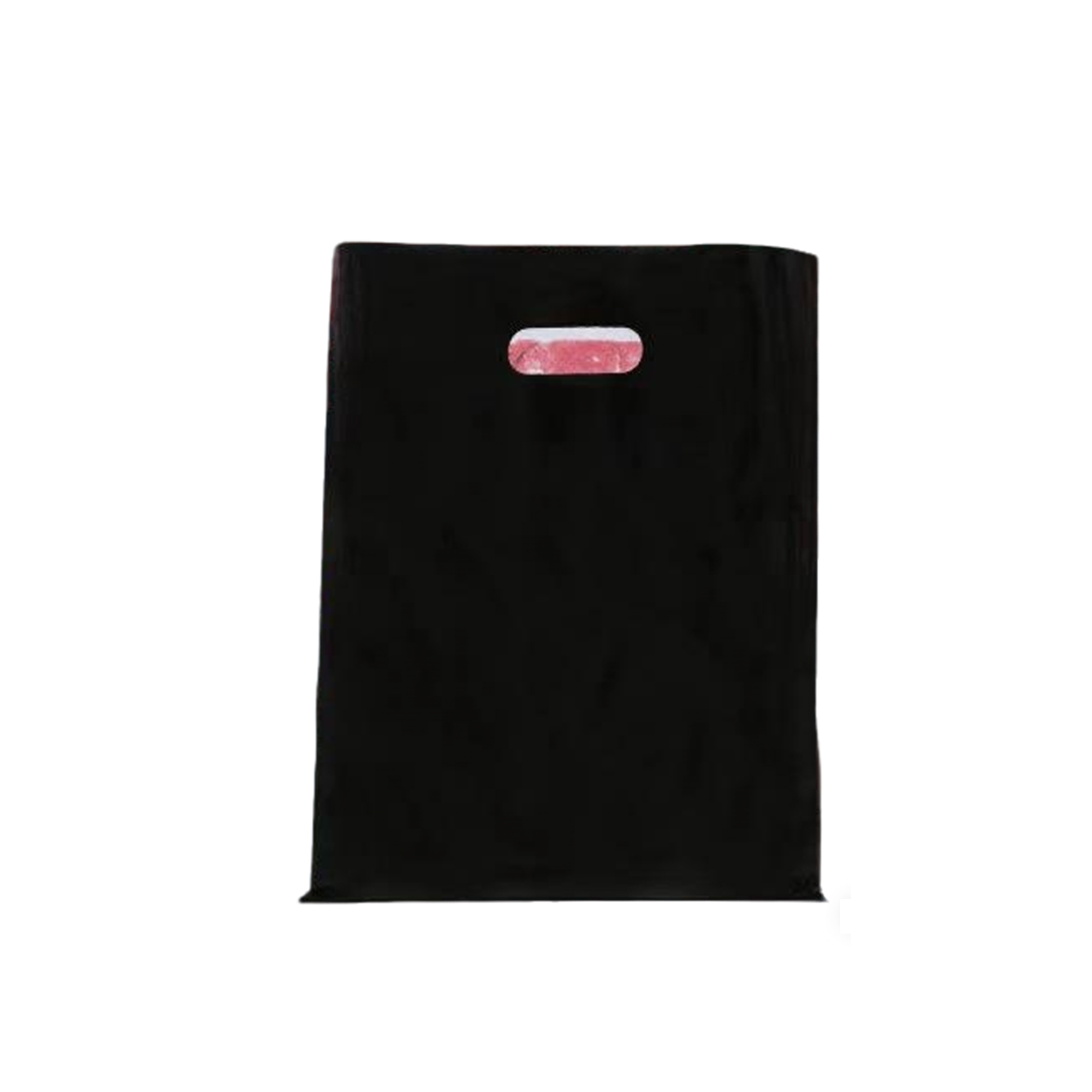 Plastic Die Cut Handle Bag 10" x 14" Durable PE Carry 9