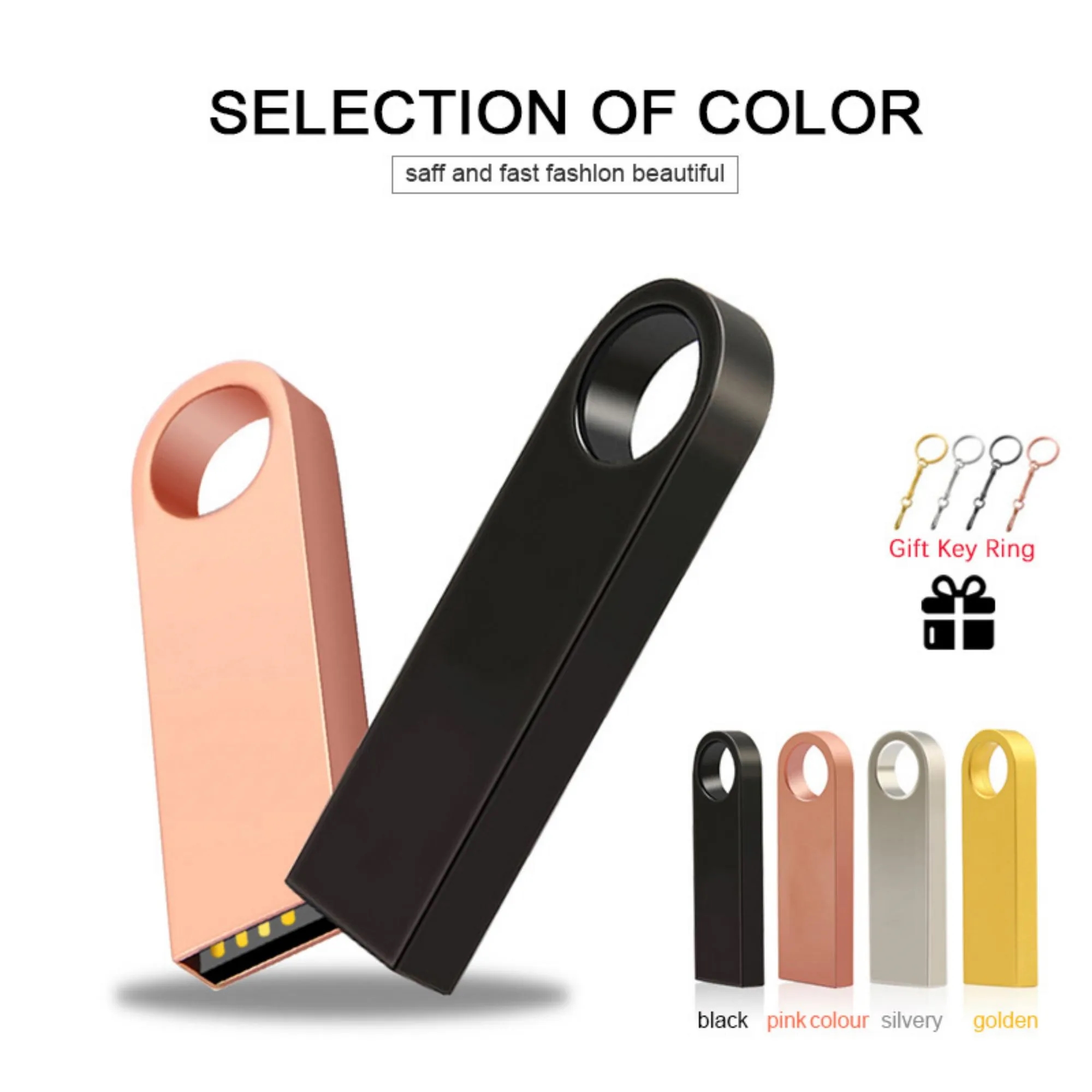 MOQ 20 Metal 8GB Flash Drive 2