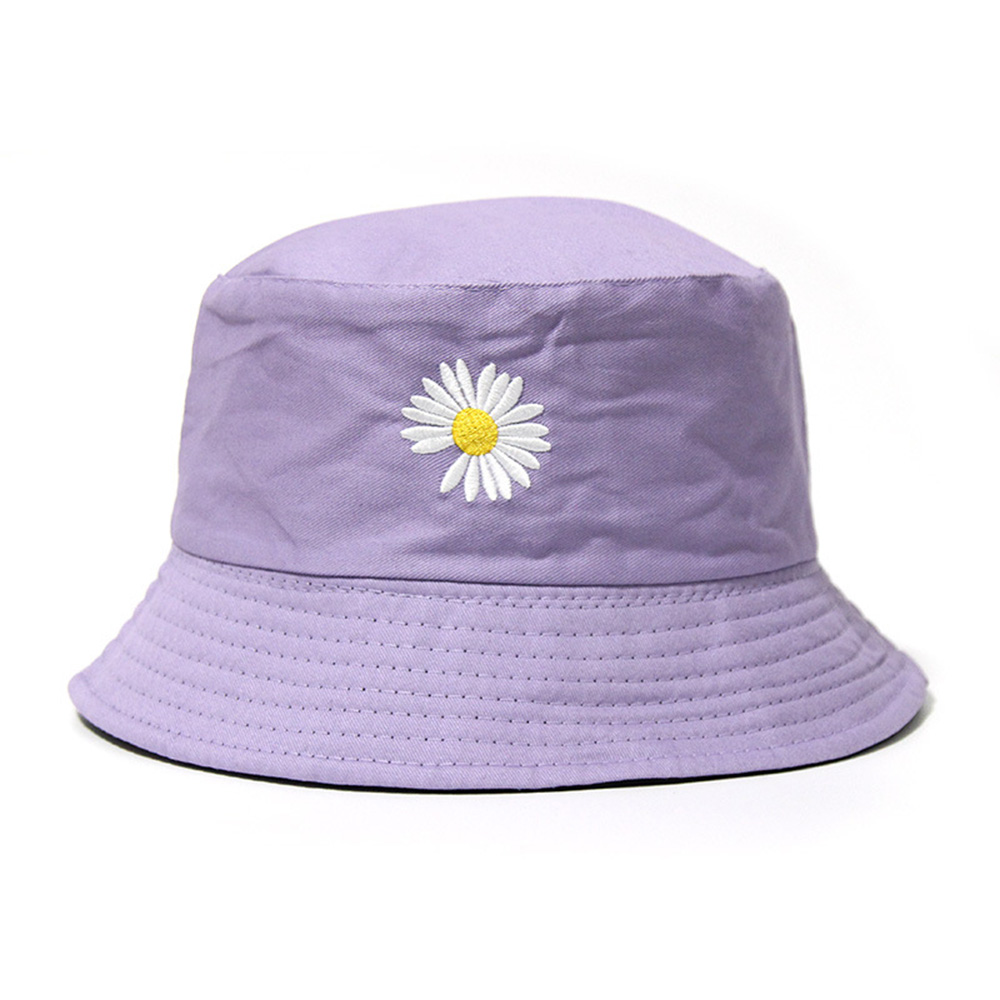 Daisy double-sided bucket cap sunhat 8