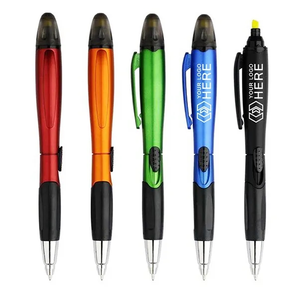 Advertising Ballpoint Pen and Highlighter Combos 1