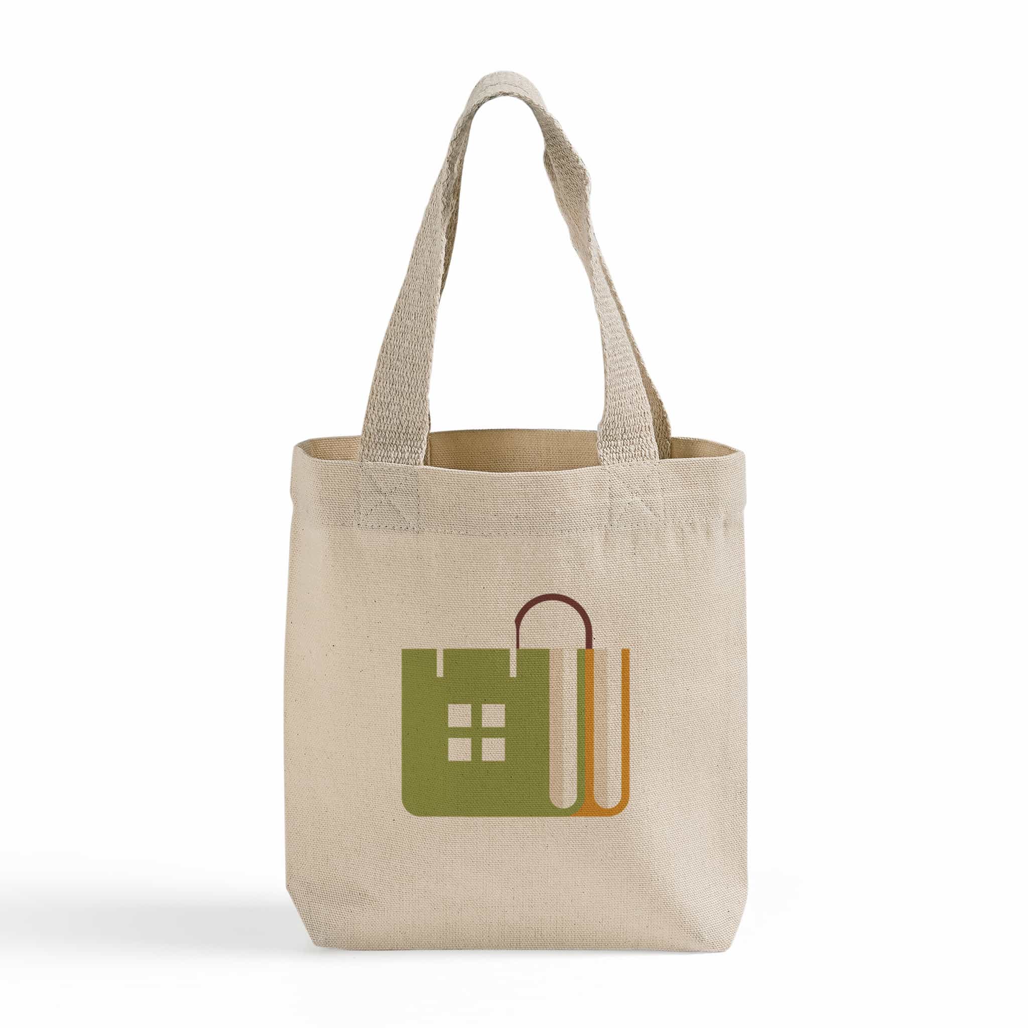 8" Mini Canvas Tote Bag 11