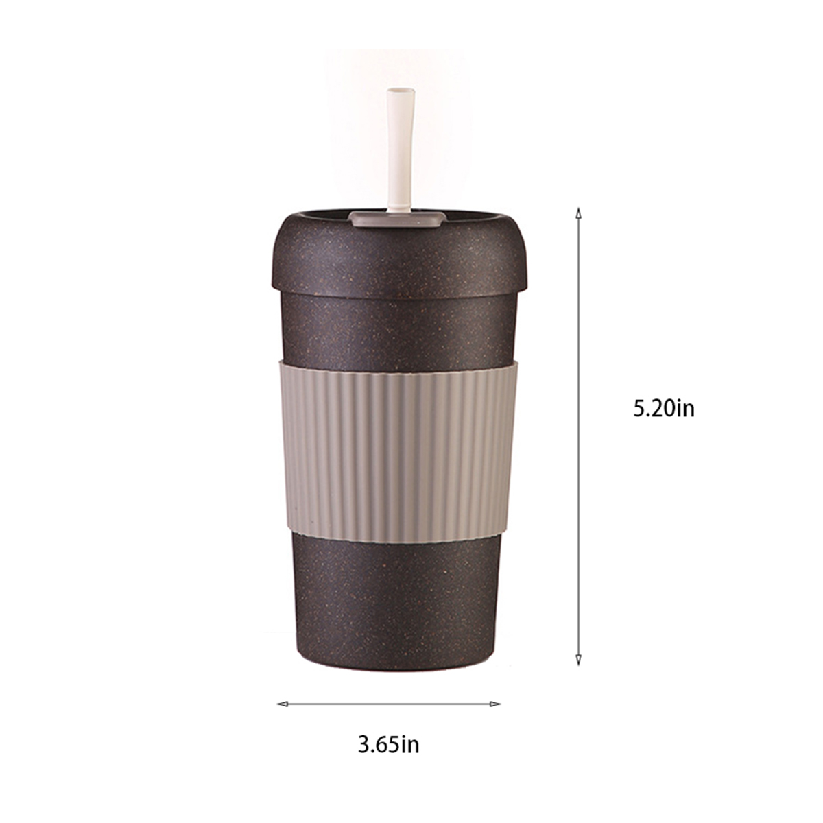 Degradable coffee grounds high temperature resistant cup 2