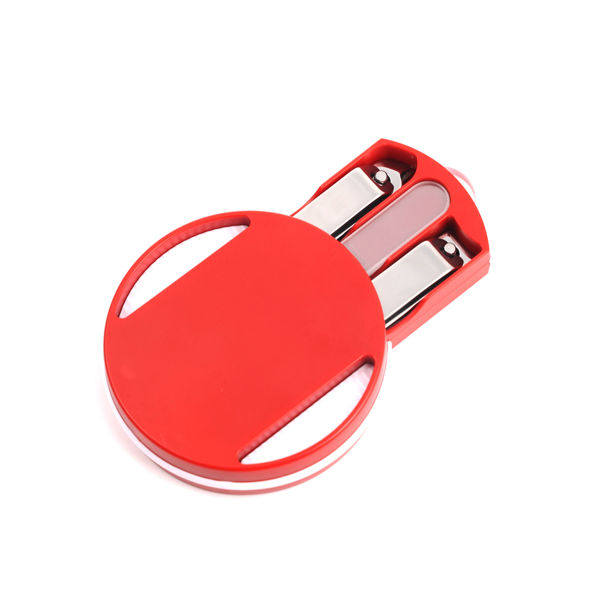 Red nail clipper set 4