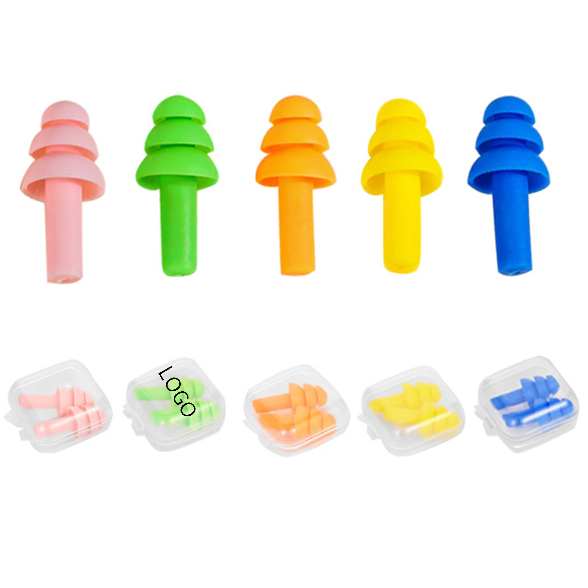 Waterproof Silicone Earplug 1