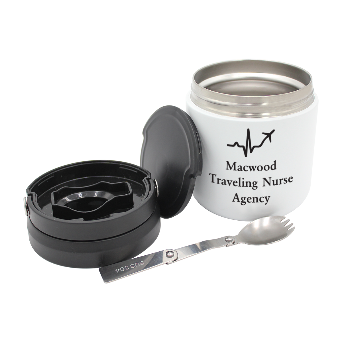 20 oz. Recycled Stainless Food Container 4