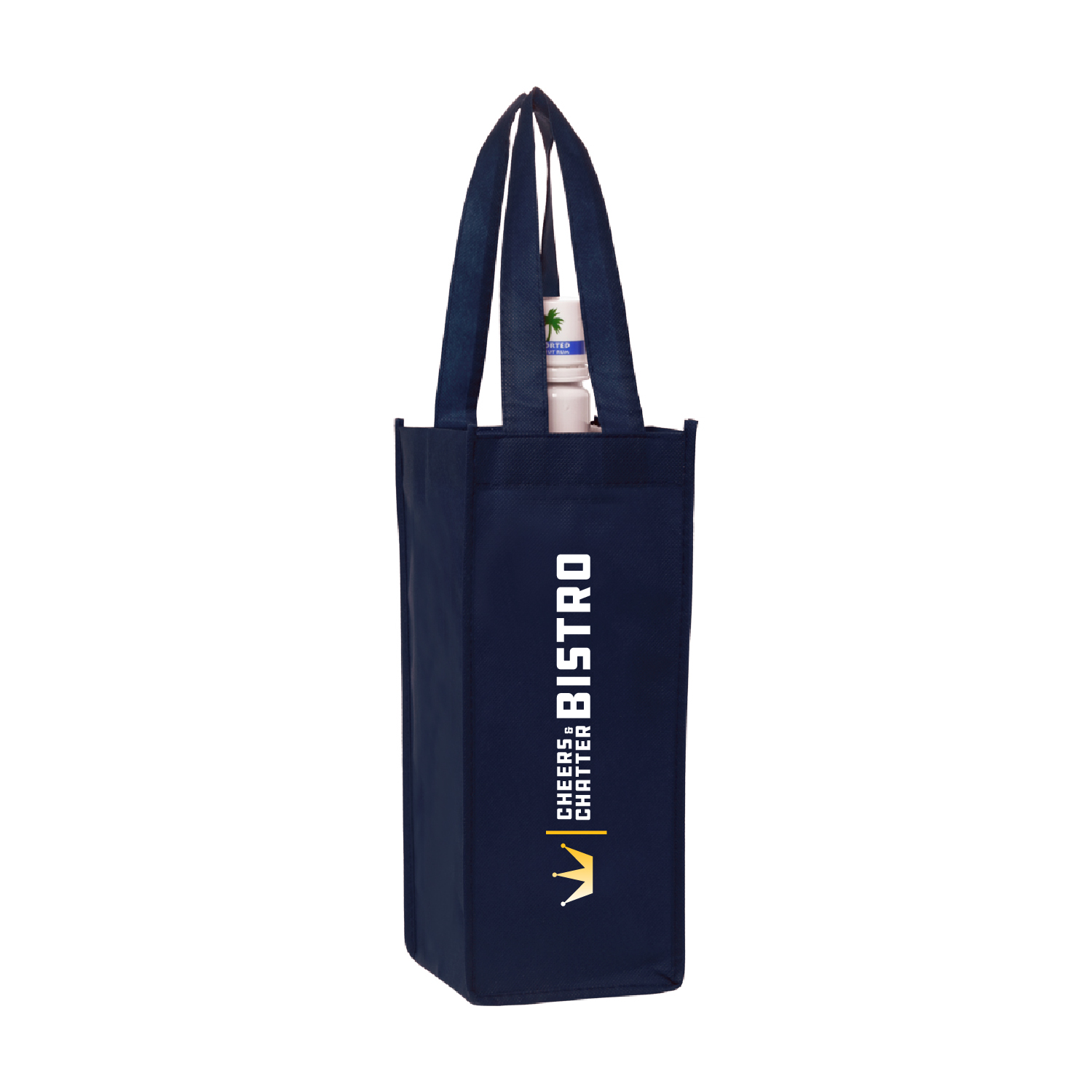 Hospitality Non-Woven Wine Bag (Full Color Imprint) 2