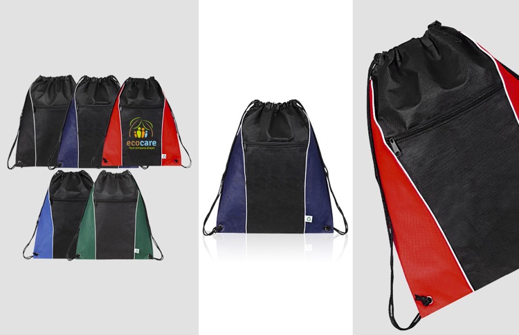 Happy Earth Drawstring Backpack 2