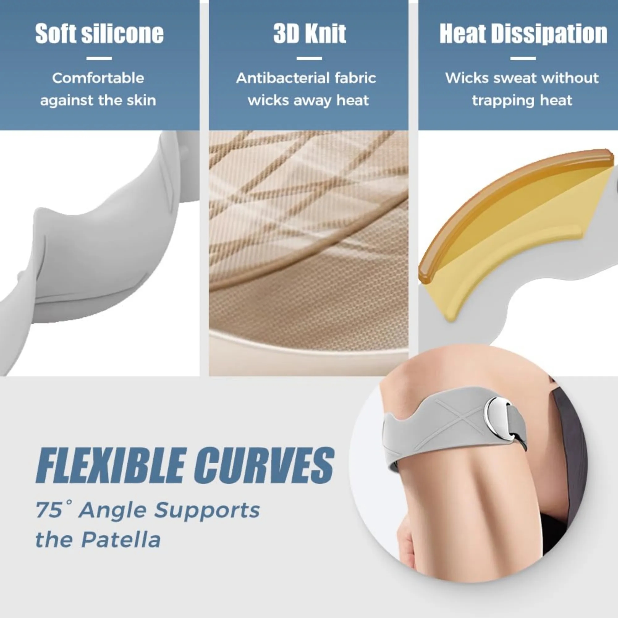 Adjustable Patella Tendon Knee Support Strap 14