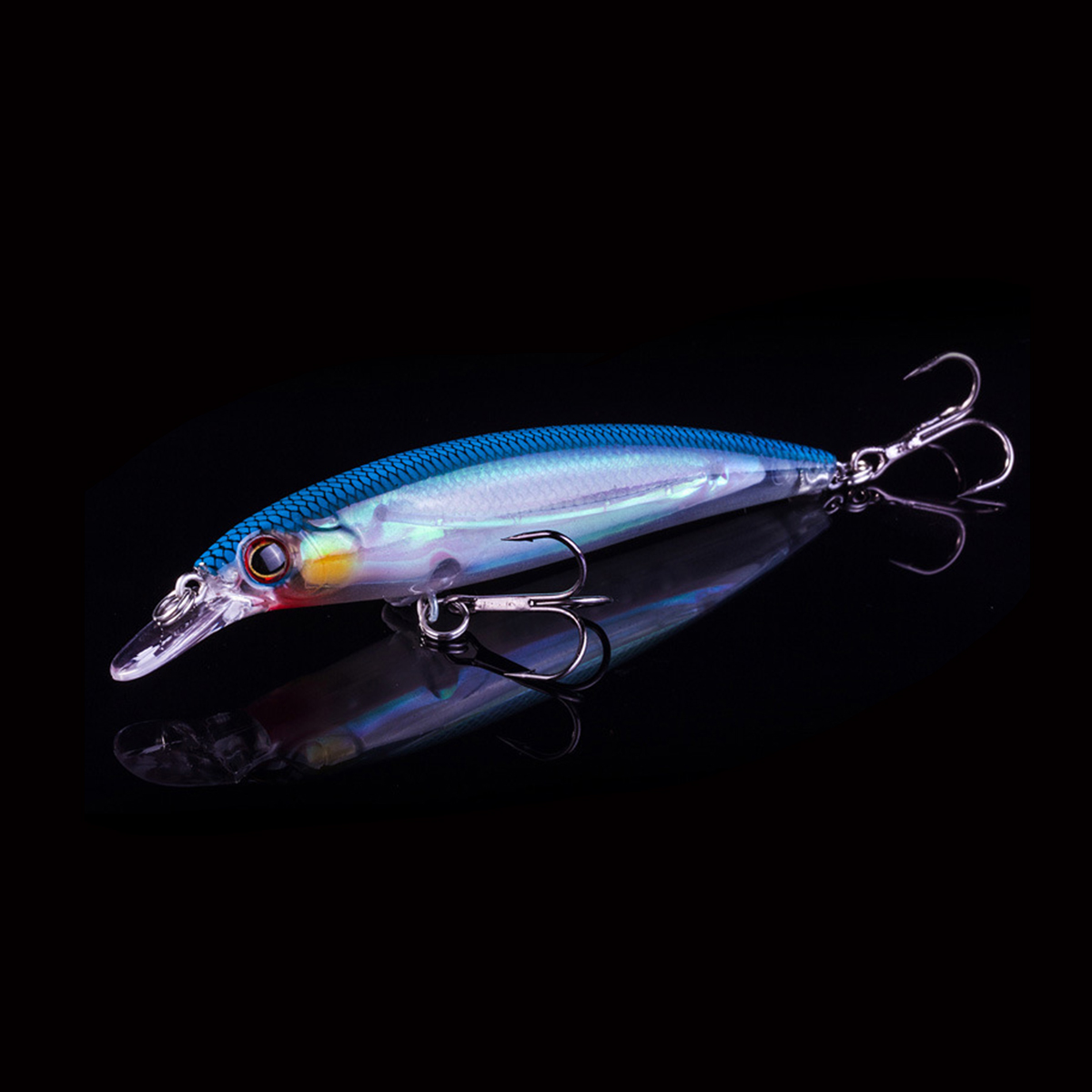 13 Gram Rattlin' Mino Fishing Lure with Treble Hooks 1