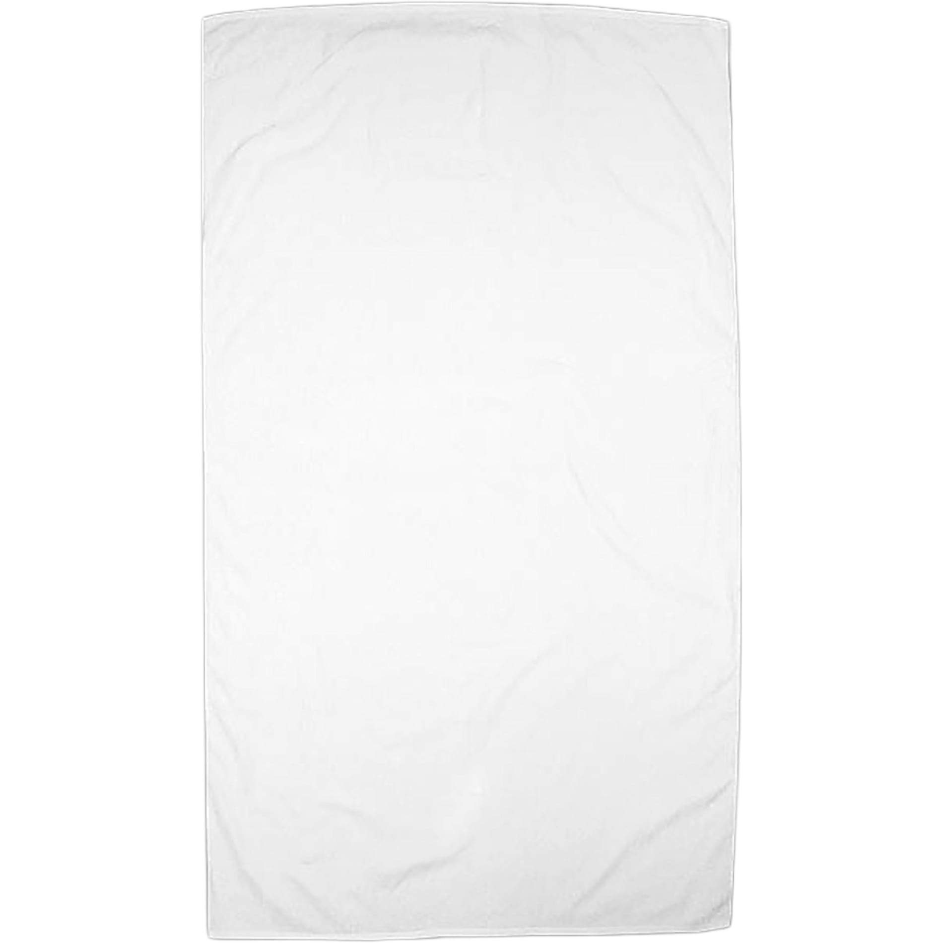 Superior Weight White Beach Towel 22