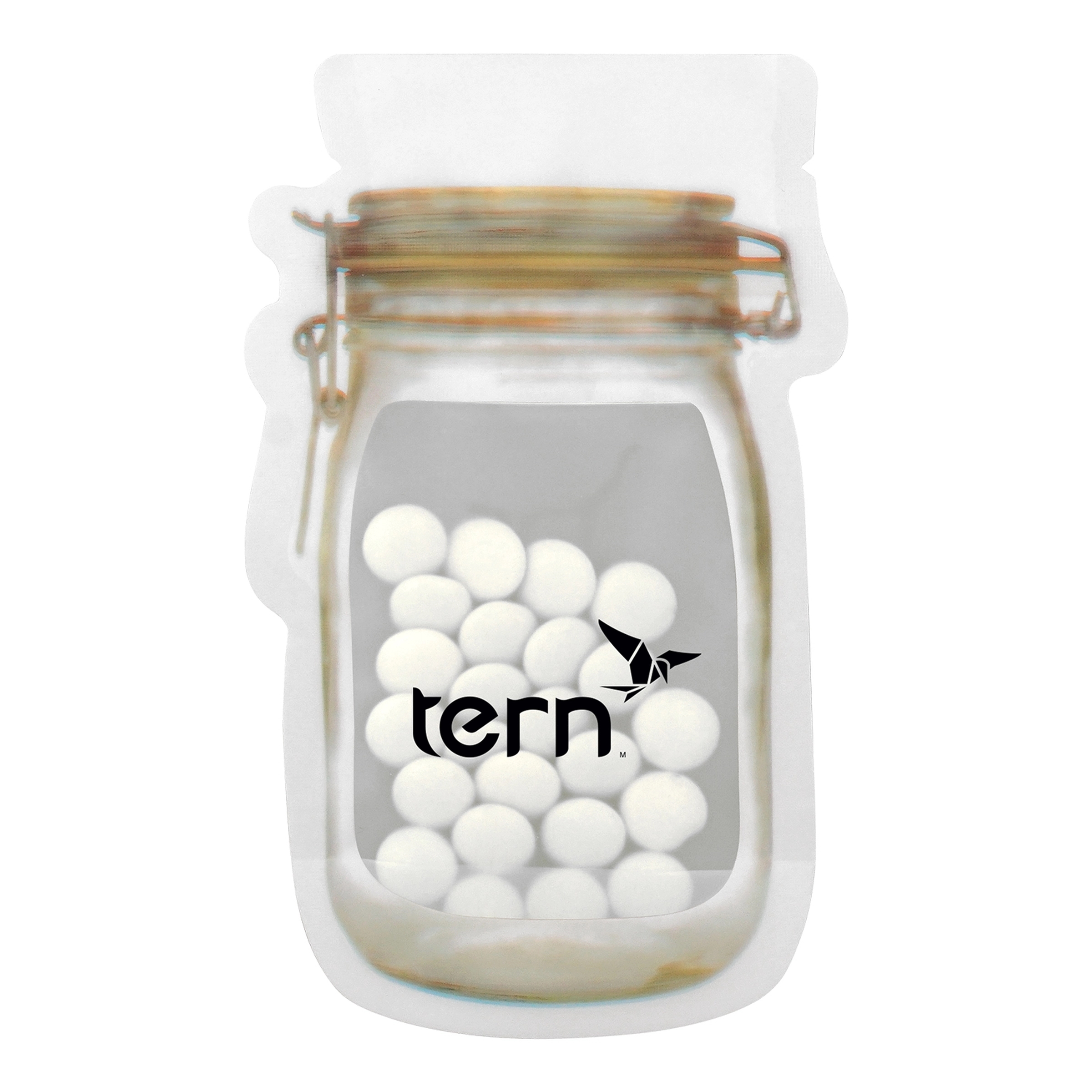 MASON JAR BAG OF PRINTED CANDY 17