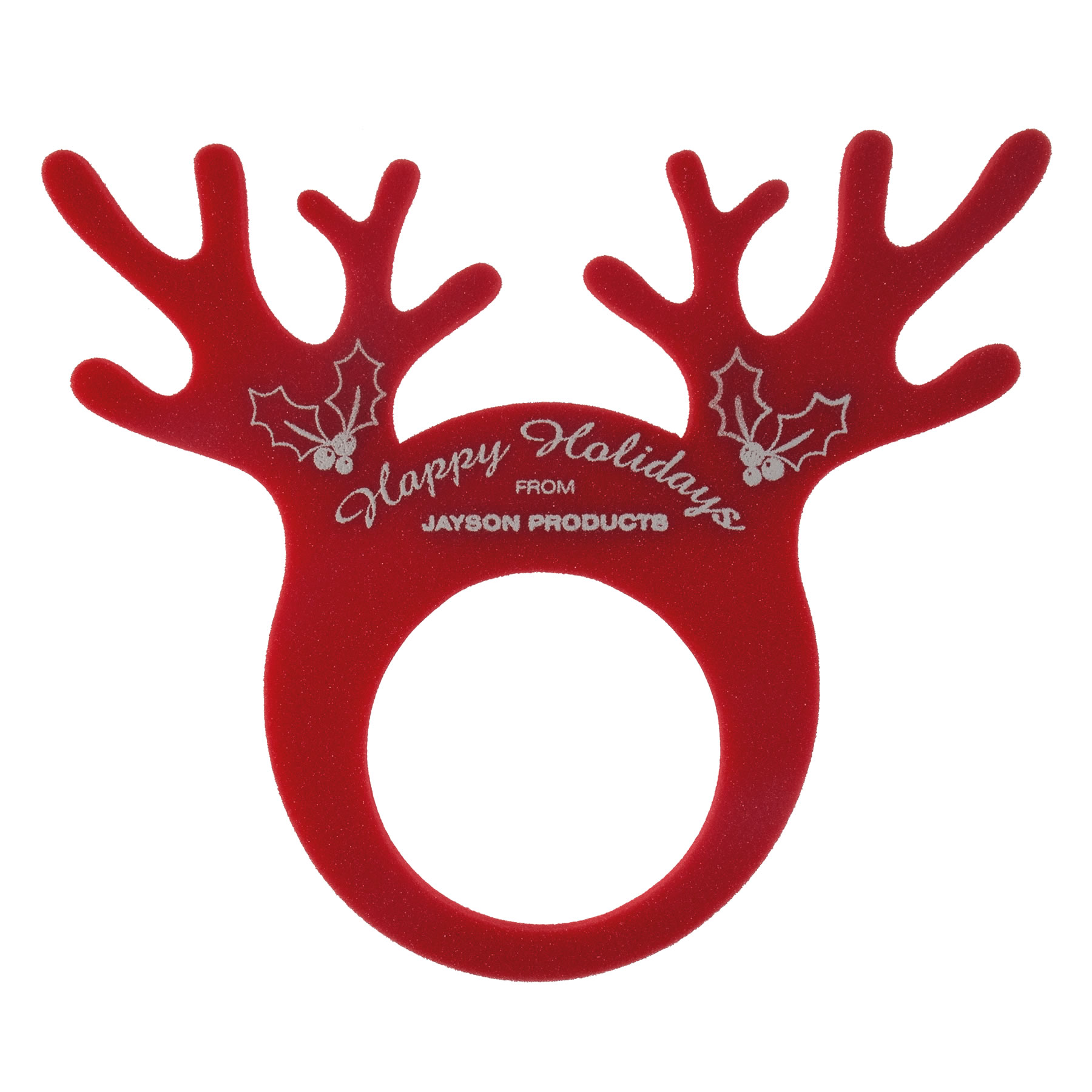 15" Foam Reindeer Antlers Visor 5