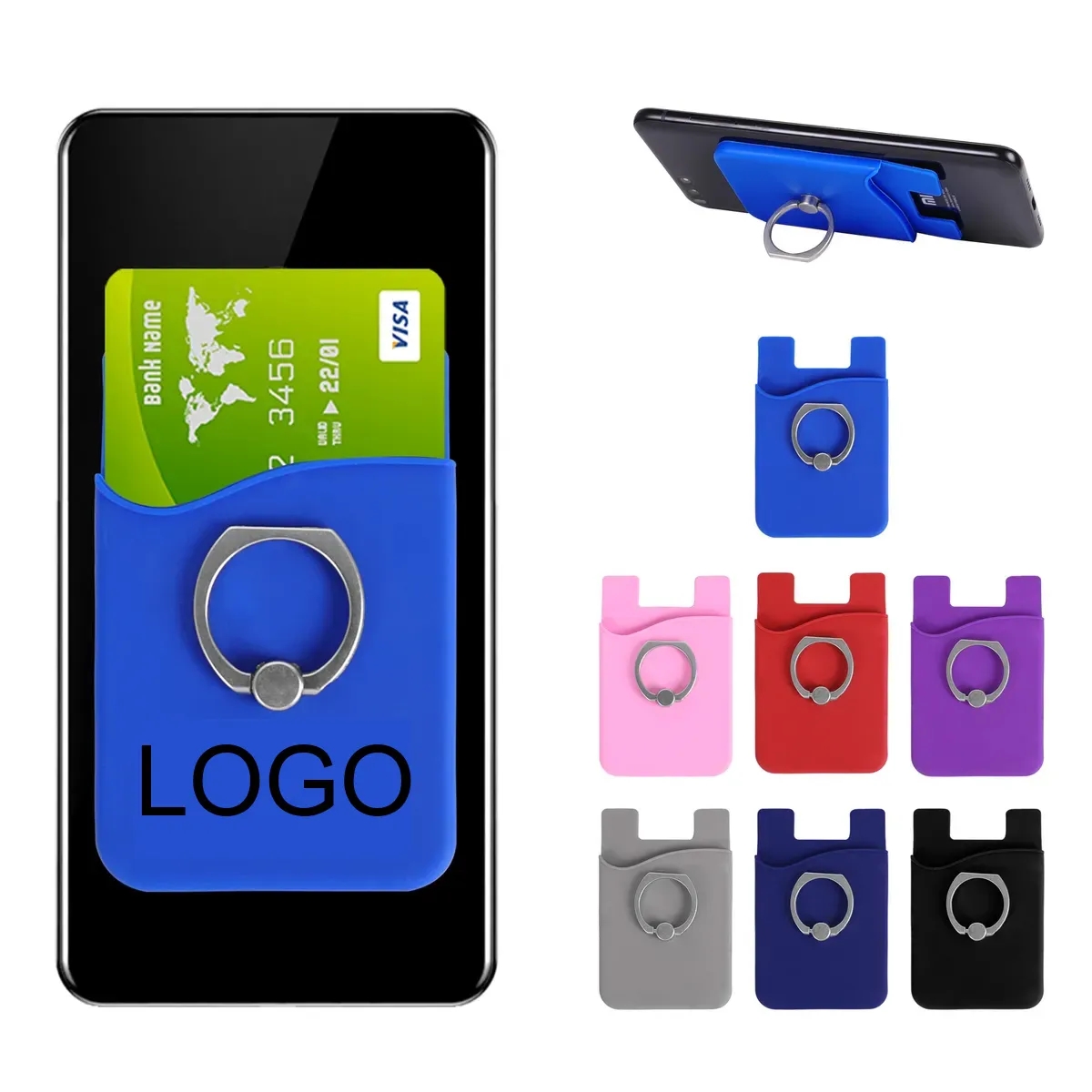 Silicone Phone Card Holder 1