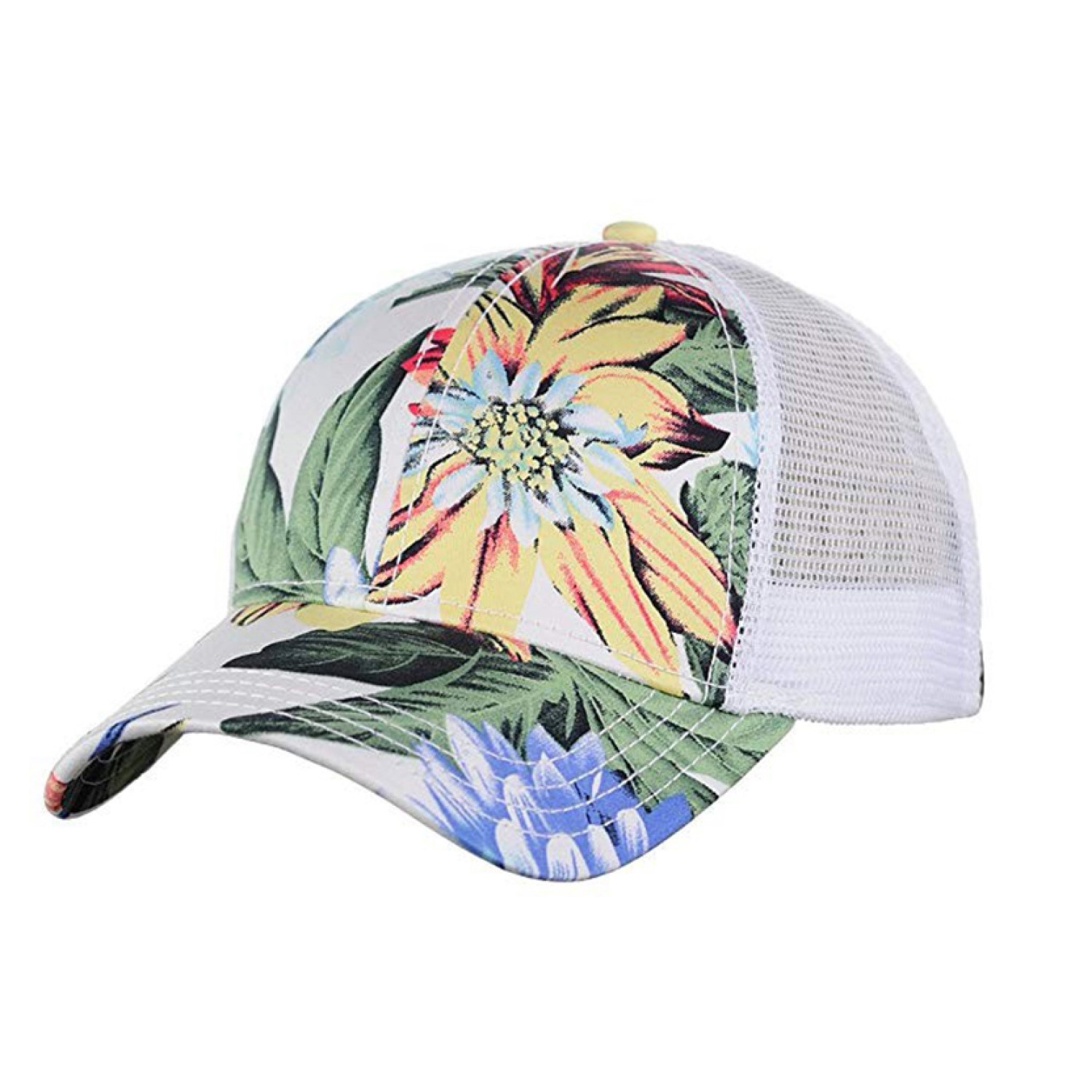 Sublimation 6 Panel Mesh Back Cap - High, Medium, Or Low Crown 4