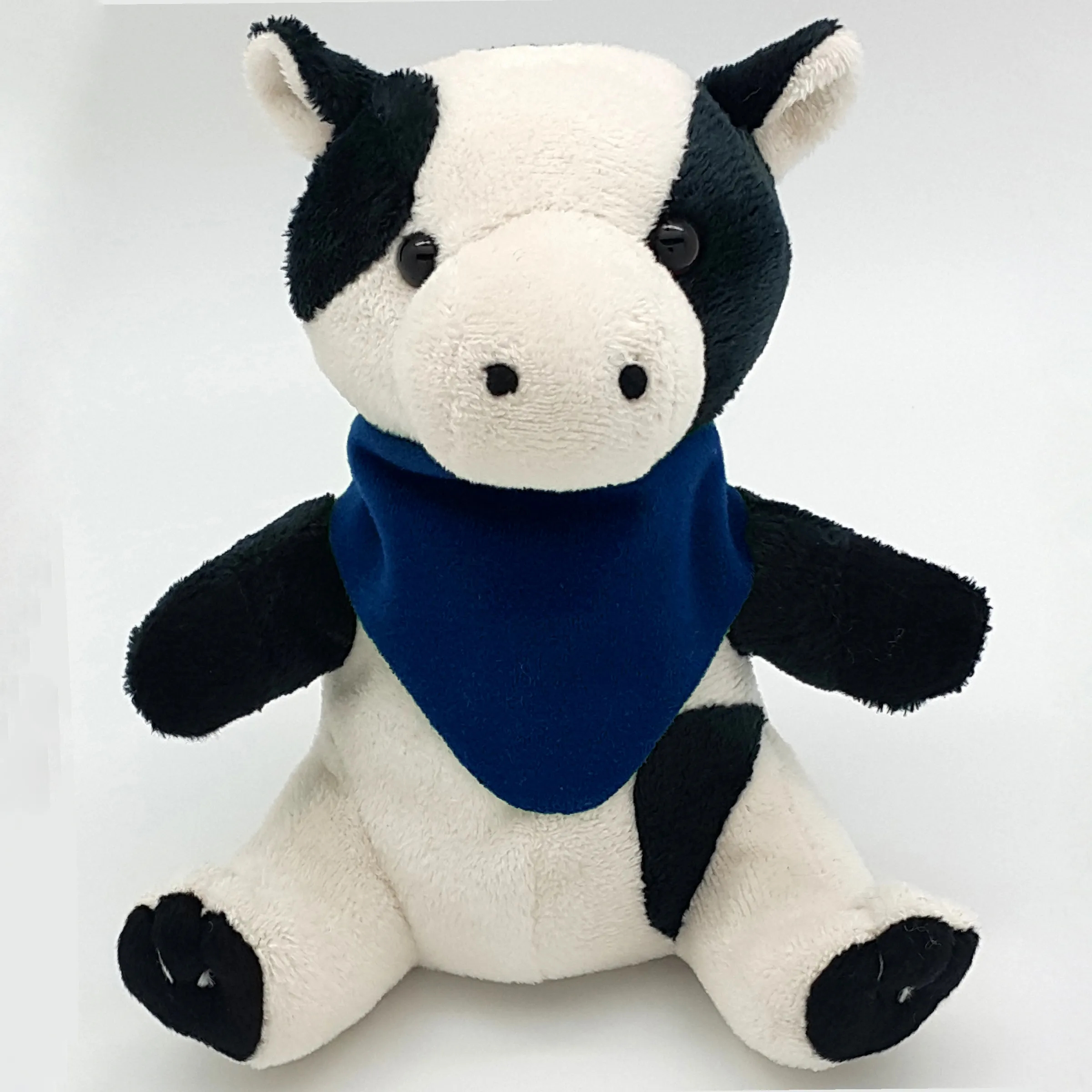 6" Beanie Cow with Embroidered Eyes 3