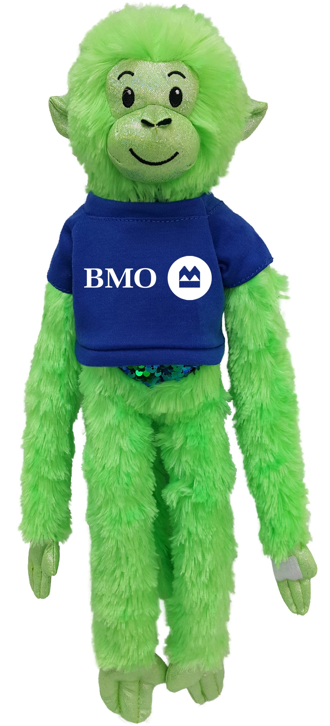 21" Green Spider Monkey with Sequins