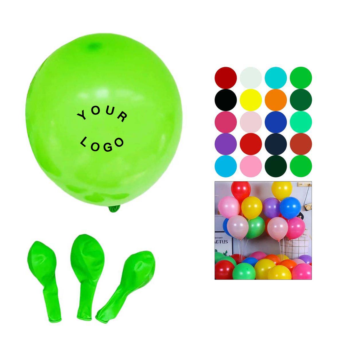 Bright Latex Balloons for Birthdays and Parties 5