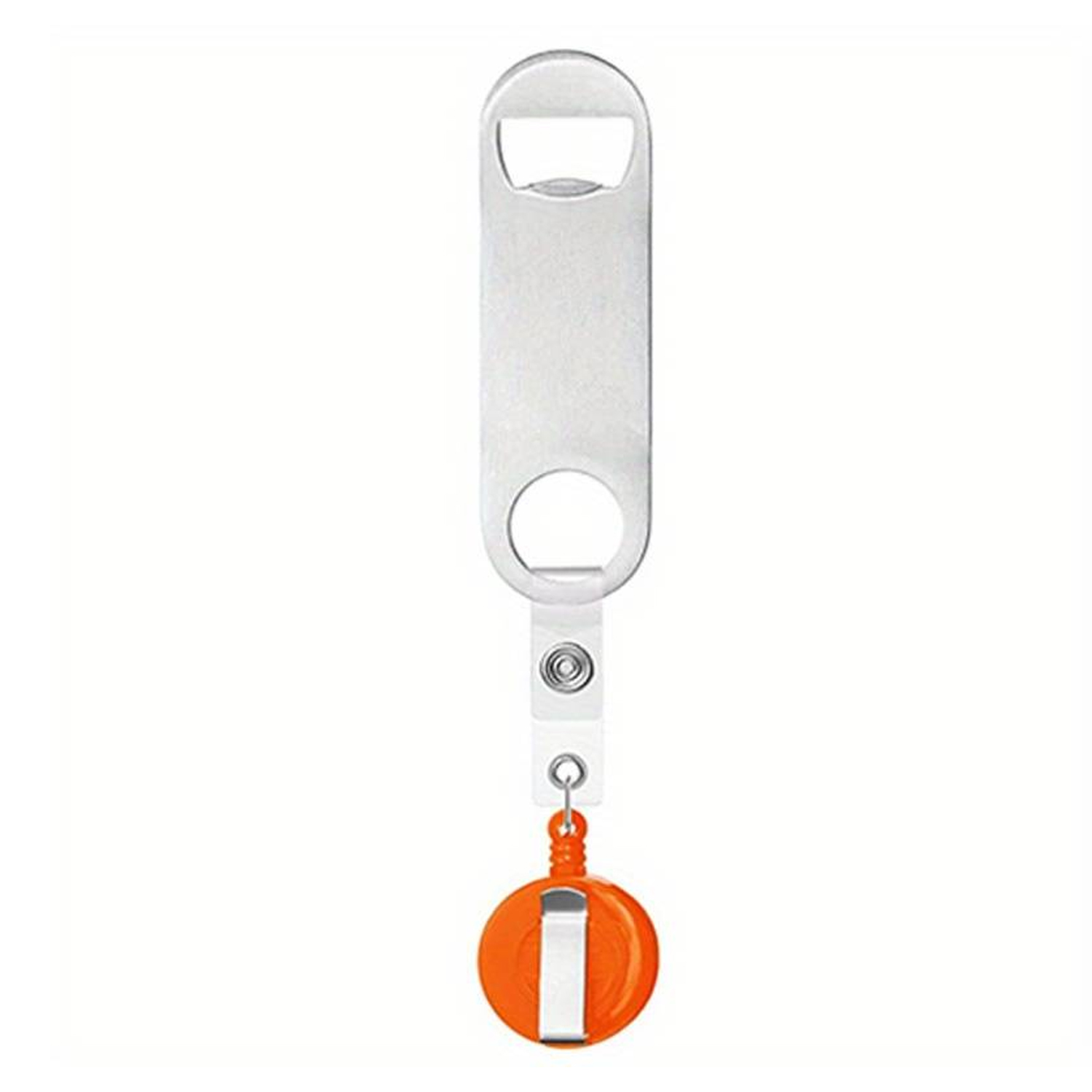 Stainless Steel Bottle Opener with Badge Reel 7