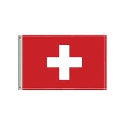 National Flag, Switzerland, Single-Sided - 96"W x 60"H 1