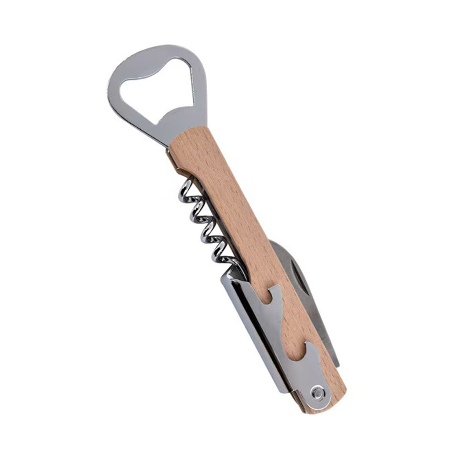 Stainless Steel Wood Wine Bottle Opener 7