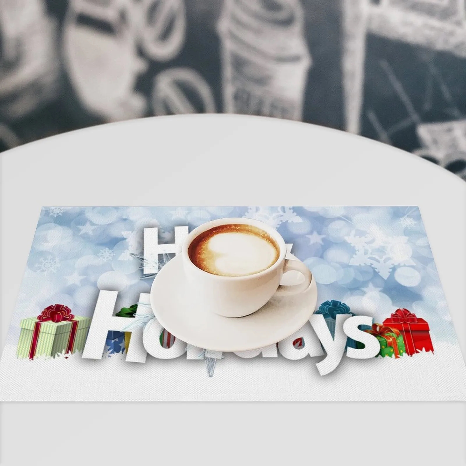 PVC Woven Placemat with Logo 2