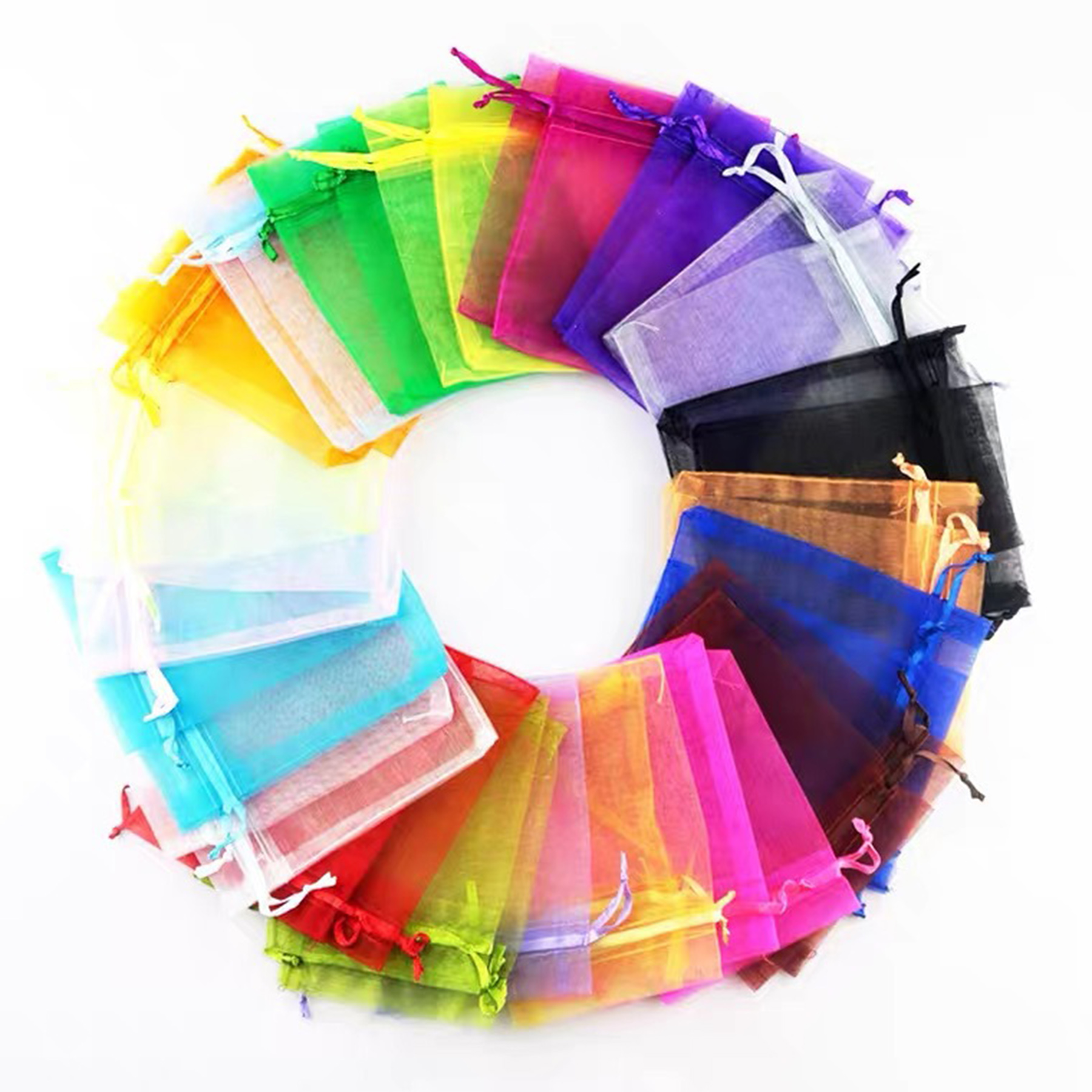 Sheer Organza Gift Bags with Drawstring 2