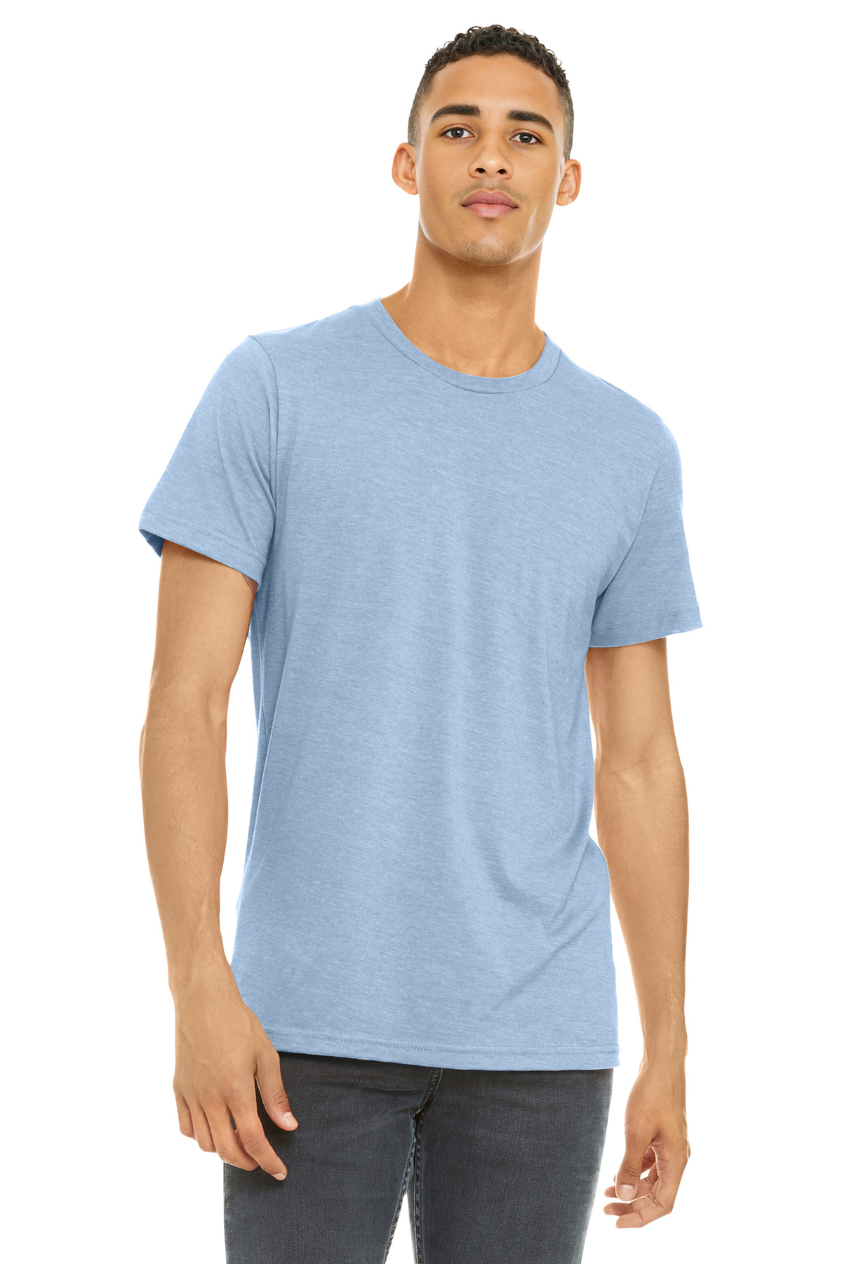 BELLA+CANVAS Unisex Heather CVC Short Sleeve Tee. BC3001CVC 612