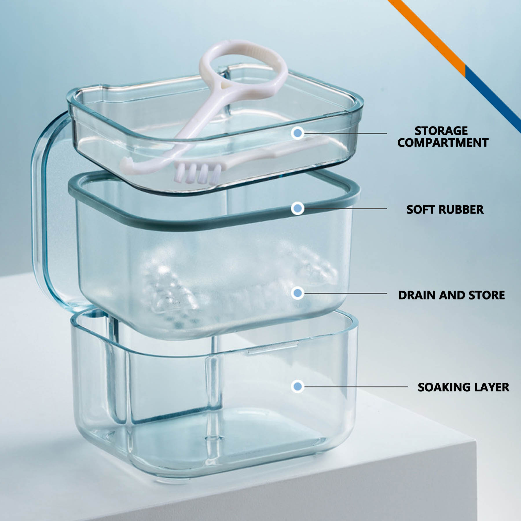 Nera Portable Three Layer Dental Case 7