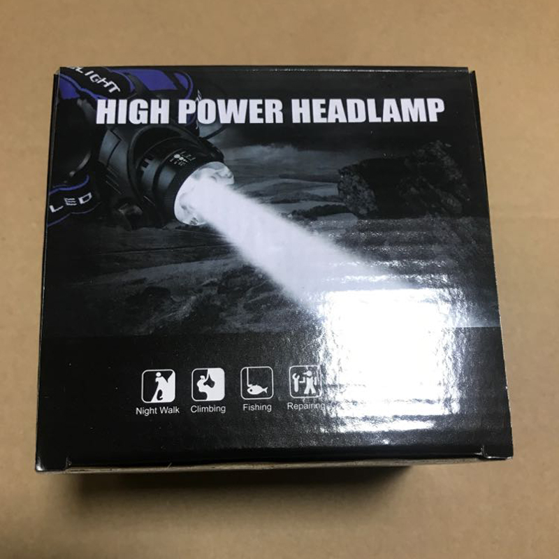 LED Headlamp Rechargeable 3 Modes 1800 Lumens CREE T6 Flashlight 11