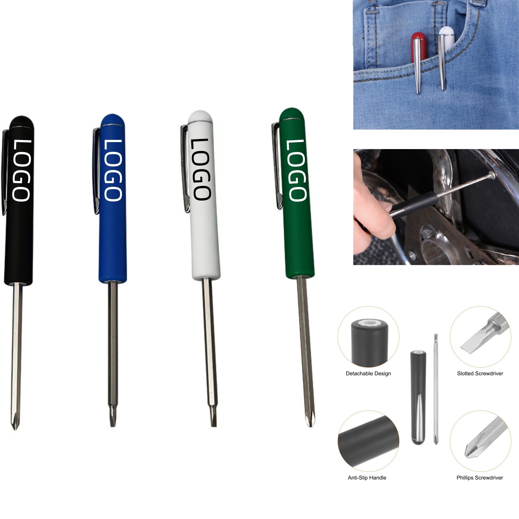 Reversible Blade Pocket Screwdriver 2
