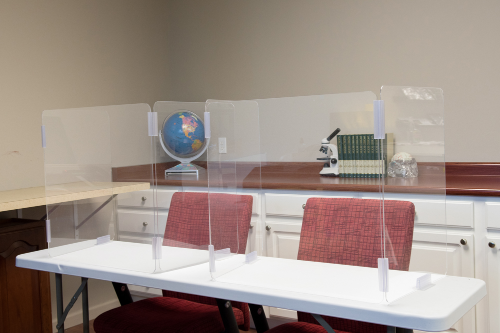 Student Desk Acrylic Shield 2
