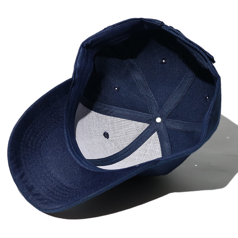 Embroidered Cotton Soft-top Baseball Cap 4