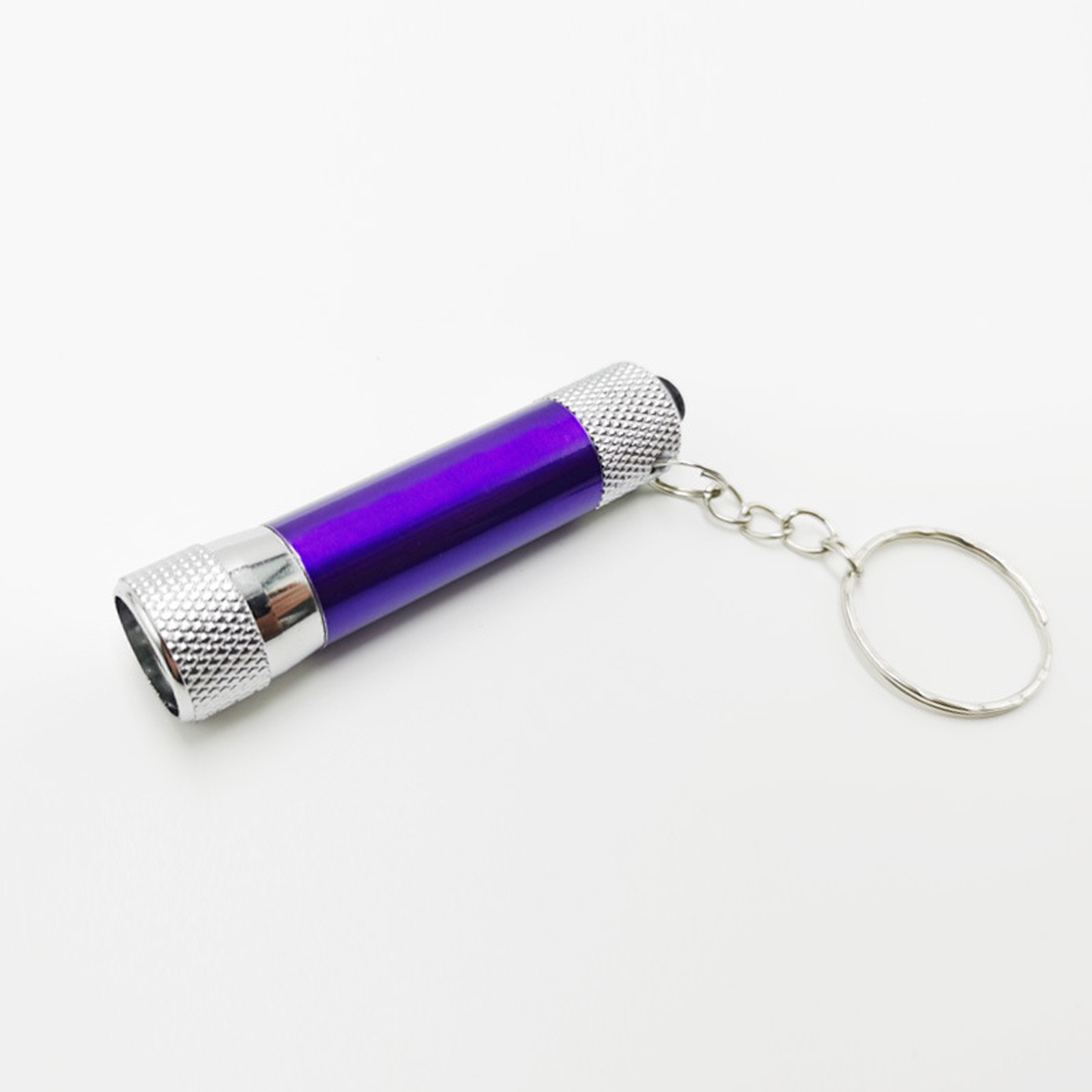 Bright Aluminum Alloy Flashlight With Keychain 5