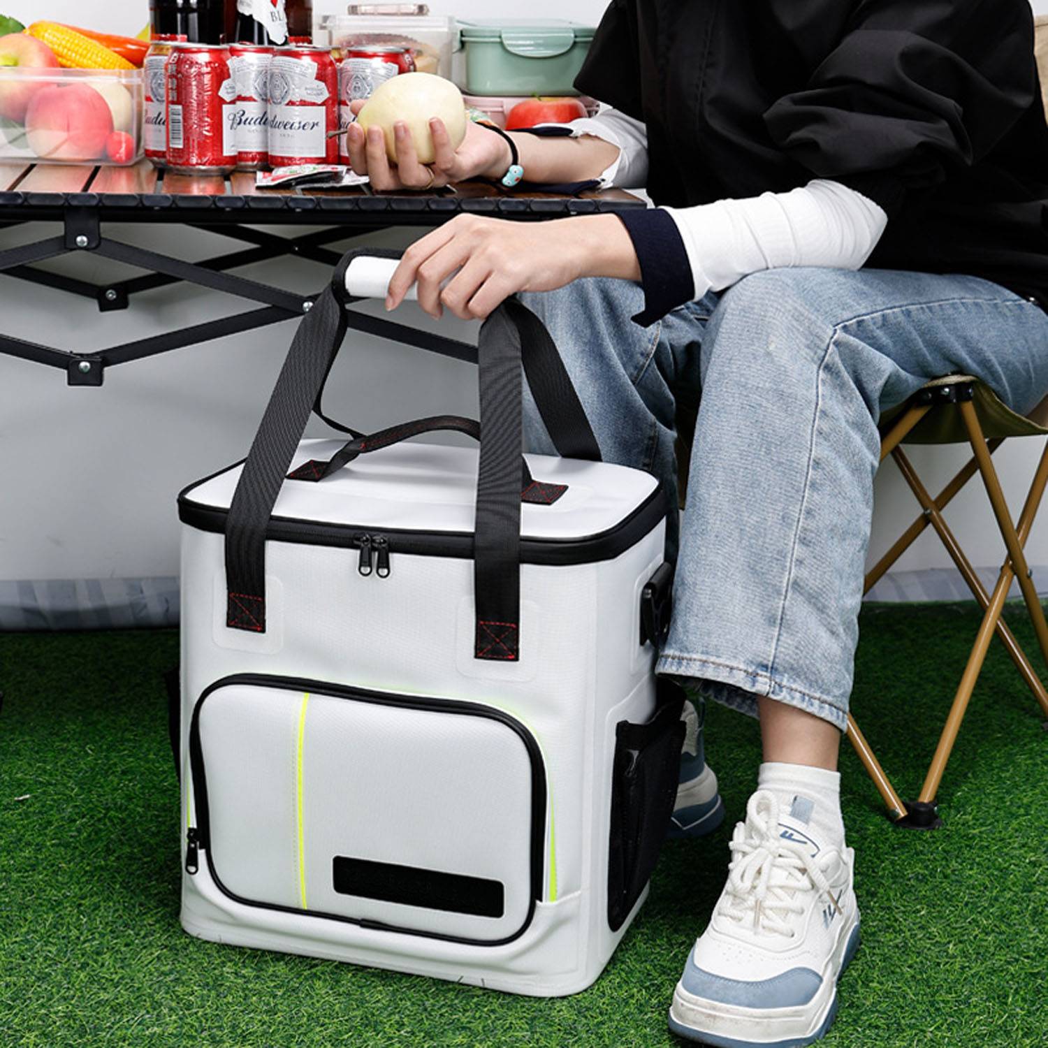 Large Capacity Waterproof Insulated Cooler Tote Bag 4