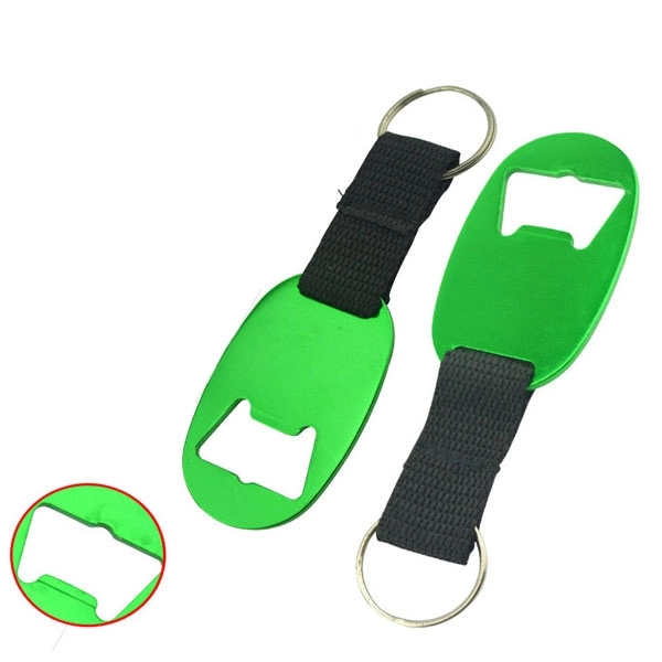 Oval Bottle Opener w/ Key Chain 4