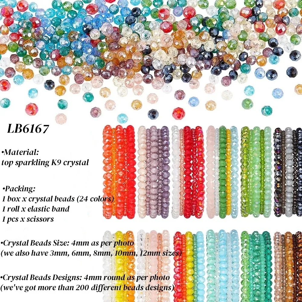 DIY Crystal Beads for Jewelry Making Kit Bracelet Set Maker 3