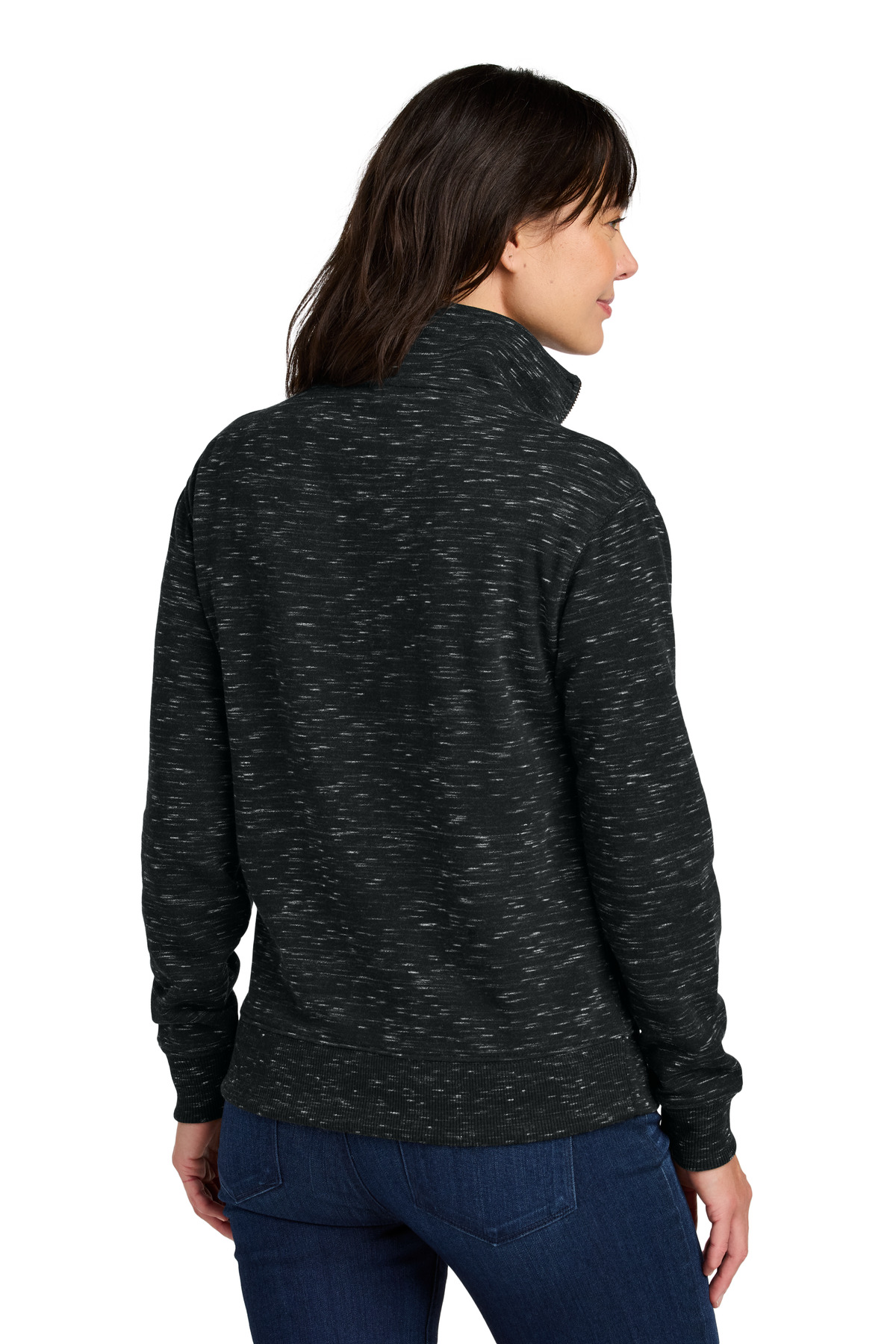 tentree Women's Space Dye Fleece 1/4-Zip TTCW6108 3