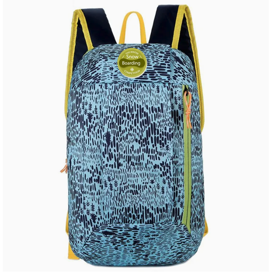 Stock Brushstroke Waterproof Nylon Backpack - 15.8x8.7x4 in 3
