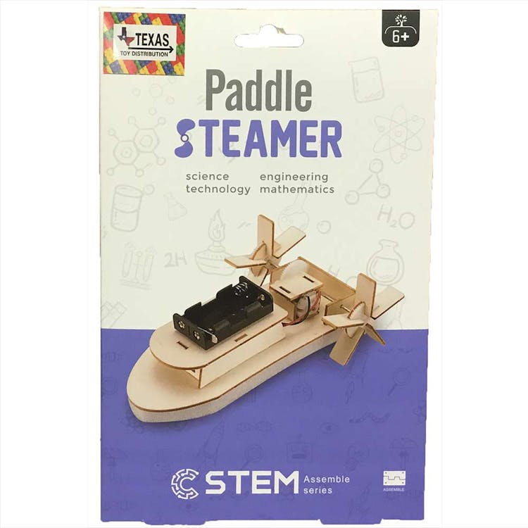 Wooden Paddle Boats STEM Construction Kits