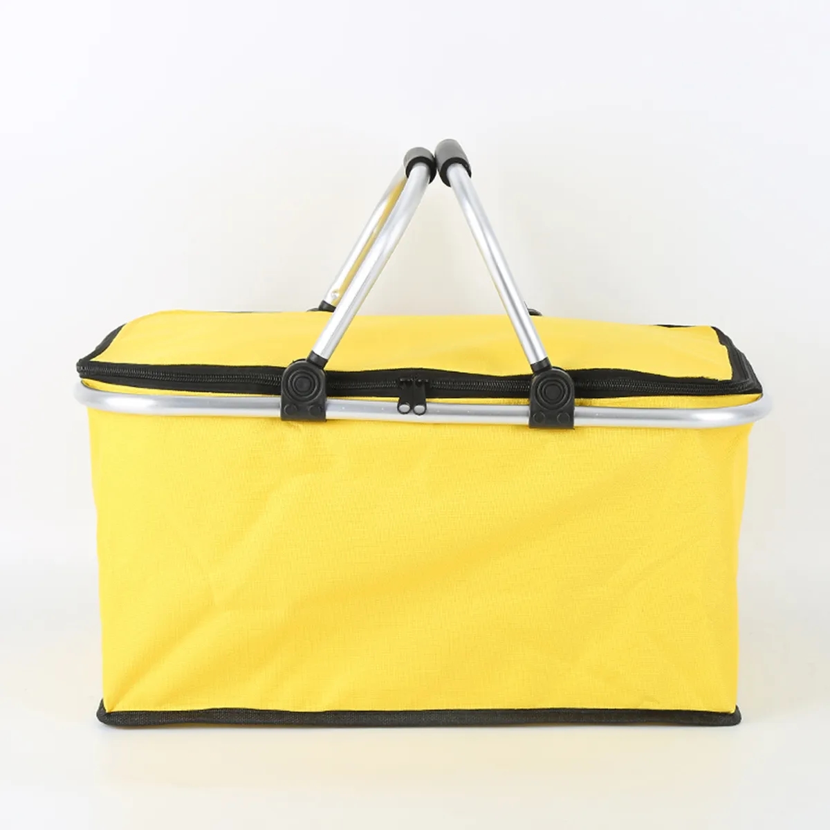 Foldable Picnic Basket With Lid 11